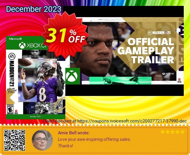 Madden NFL 21: Deluxe Edition Xbox One (EU) 驚くこと 割引 スクリーンショット