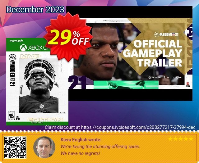 Madden NFL 21: MVP Edition Xbox One (UK) toll Preisnachlass Bildschirmfoto