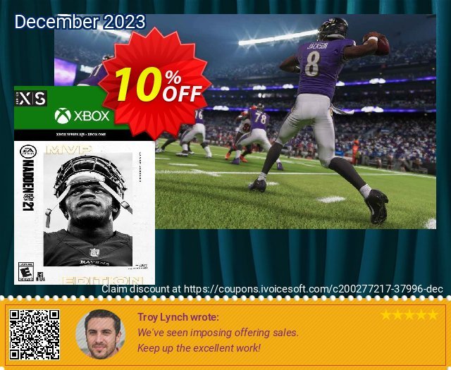 Madden NFL 21: MVP Edition Xbox One/Xbox Series X|S discount 10% OFF, 2024 April Fools' Day promo sales. Madden NFL 21: MVP Edition Xbox One/Xbox Series X|S Deal 2024 CDkeys