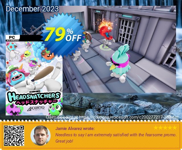 Headsnatchers PC baik sekali promosi Screenshot