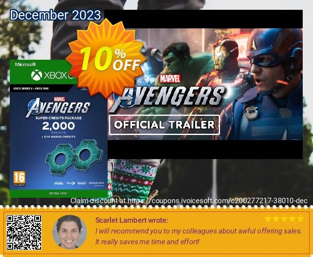 Marvel&#039;s Avengers: Super Credits Package Xbox One Sonderangebote Preisnachlass Bildschirmfoto