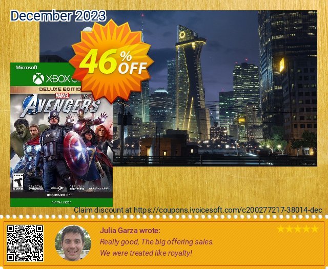 Marvel&#039;s Avengers Deluxe Edition Xbox One (US)  굉장한   세일  스크린 샷