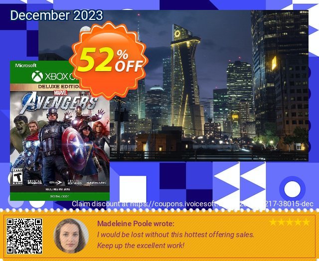 Marvel&#039;s Avengers Deluxe Edition Xbox One (WW) 大きい アド スクリーンショット
