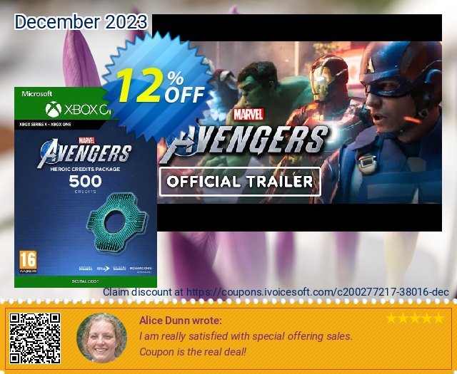 Marvel&#039;s Avengers: Heroic Credits Package Xbox One atemberaubend Preisnachlässe Bildschirmfoto