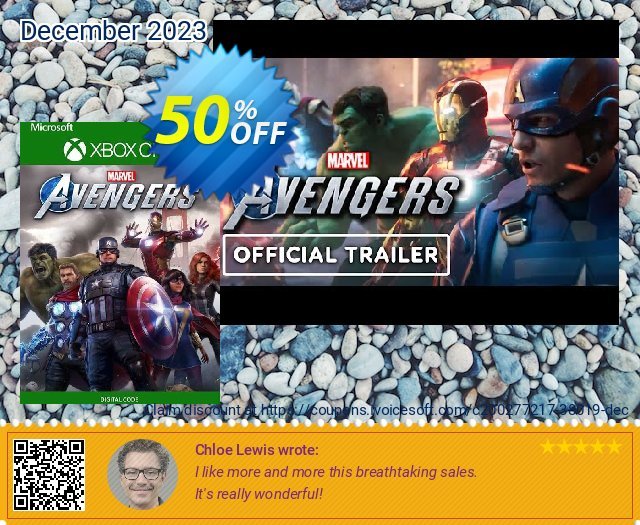 Marvel&#039;s Avengers Xbox One (UK) wunderschön Promotionsangebot Bildschirmfoto