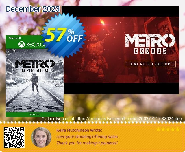 Metro Exodus Xbox One (UK) discount 57% OFF, 2024 Spring offering sales. Metro Exodus Xbox One (UK) Deal 2024 CDkeys
