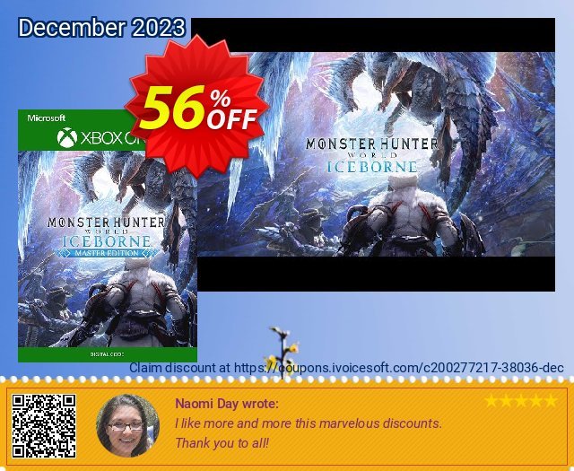 Monster Hunter World Iceborne Master Edition Xbox One (UK) discount 56% OFF, 2024 April Fools' Day offering sales. Monster Hunter World Iceborne Master Edition Xbox One (UK) Deal 2024 CDkeys