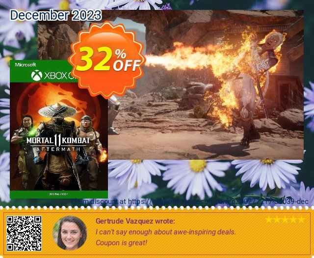Mortal Kombat 11 Aftermath Xbox One (US) 令人吃惊的 产品销售 软件截图