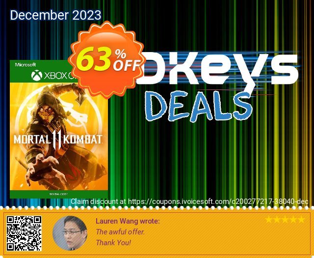 Mortal Kombat 11 Xbox One (UK) discount 63% OFF, 2024 World Heritage Day offering sales. Mortal Kombat 11 Xbox One (UK) Deal 2024 CDkeys