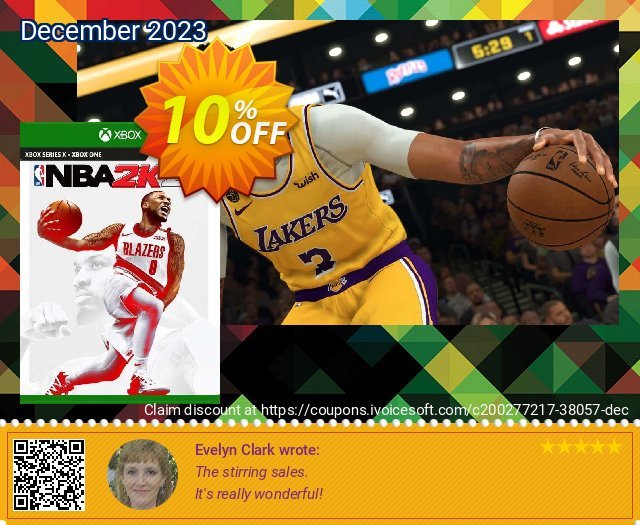 NBA 2K21 Xbox One 惊人的 产品销售 软件截图