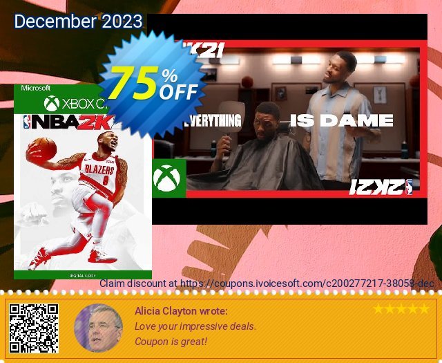NBA 2K21 Xbox One (EU) tidak masuk akal kode voucher Screenshot