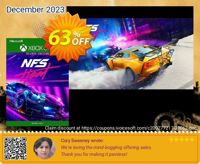 Need for Speed: Heat Deluxe Edition Xbox One (UK) umwerfenden Preisnachlass Bildschirmfoto