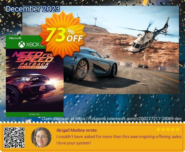 Need for Speed Payback - Deluxe Edition Xbox One (US) 令人恐惧的 销售折让 软件截图