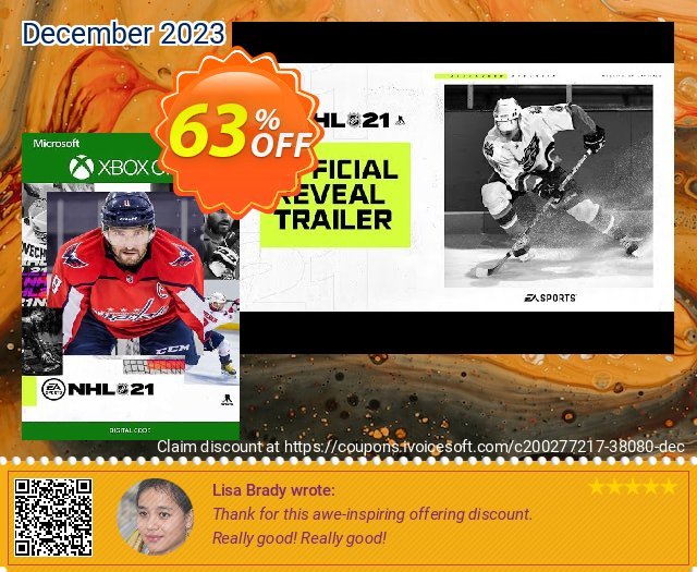 NHL 21 Standard Edition Xbox One (UK) 最佳的 促销销售 软件截图