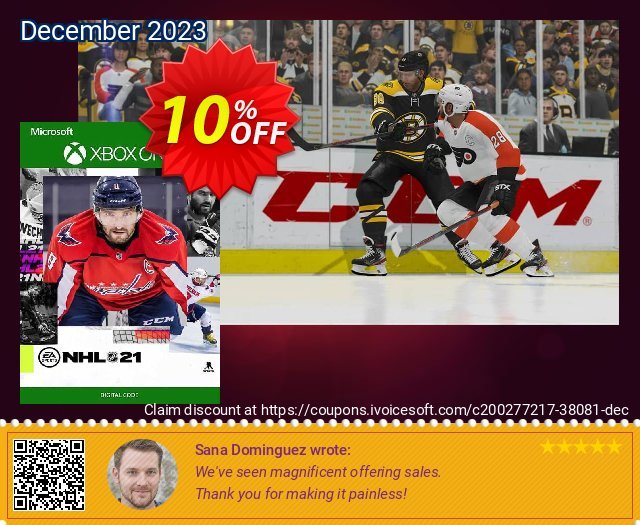 NHL 21 Standard Edition Xbox One (US) 大的 促销 软件截图