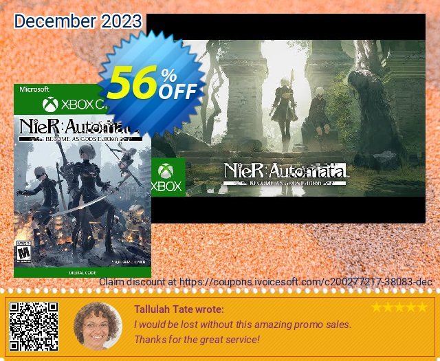 NieR: Automata BECOME AS GODS Edition Xbox One (UK) überraschend Ermäßigungen Bildschirmfoto