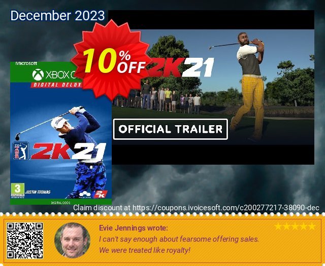 PGA Tour 2K21 Deluxe Edition Xbox One (EU) 美妙的 产品销售 软件截图