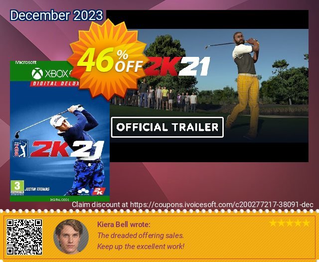 PGA Tour 2K21 Deluxe Edition Xbox One (UK) mengagetkan penawaran waktu Screenshot