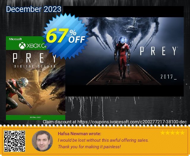 Prey: Digital Deluxe Edition Xbox One (UK) ausschließlich Ermäßigungen Bildschirmfoto