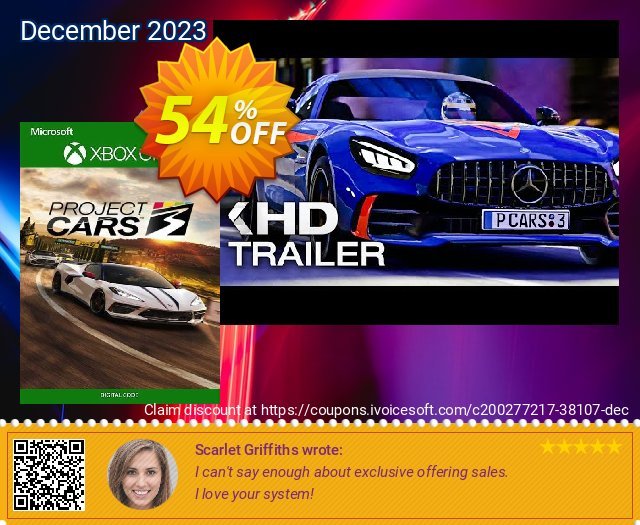 Project Cars 3 Xbox One (UK) großartig Disagio Bildschirmfoto