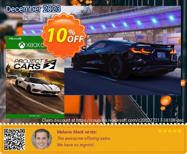 Project Cars 3 Xbox One (US) wunderbar Verkaufsförderung Bildschirmfoto