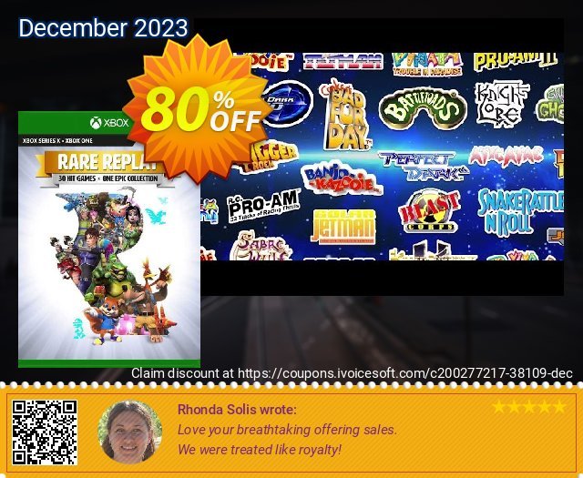 Rare Replay Xbox One (EU) wunderbar Verkaufsförderung Bildschirmfoto
