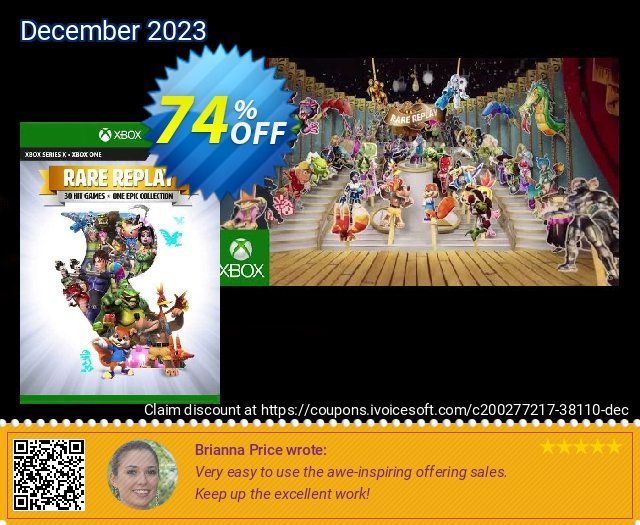 Rare Replay Xbox One (UK) 可怕的 产品销售 软件截图