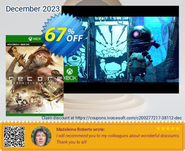 Recore Definitive Edition Xbox One (UK) discount 67% OFF, 2024 Easter Day offering sales. Recore Definitive Edition Xbox One (UK) Deal 2024 CDkeys