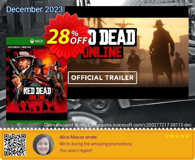 Red Dead Online Xbox One (UK) atemberaubend Ausverkauf Bildschirmfoto