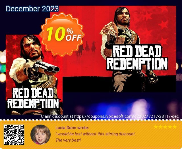 Red Dead Redemption Xbox 360/Xbox One 棒极了 优惠码 软件截图