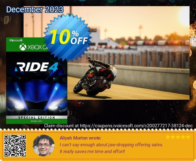Ride 4 Special Edition Xbox One (US) 驚きの連続 クーポン スクリーンショット