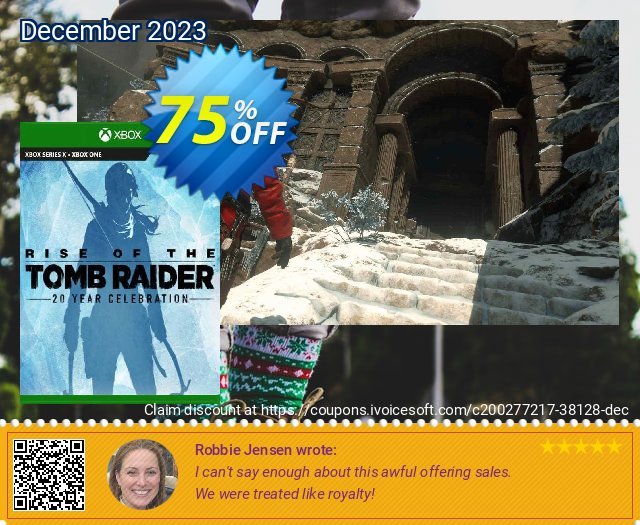 Rise Of The Tomb Raider: 20 Year Celebration Xbox One spitze Außendienst-Promotions Bildschirmfoto