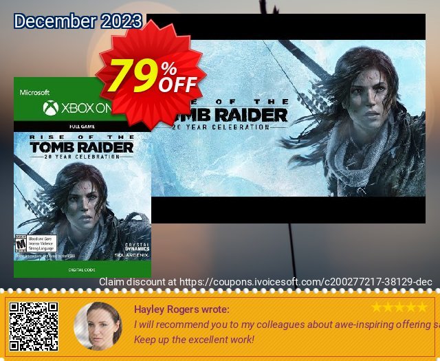 Rise of the Tomb Raider: 20 Year Celebration Xbox One (EU) discount 79% OFF, 2024 Mother Day promo. Rise of the Tomb Raider: 20 Year Celebration Xbox One (EU) Deal 2024 CDkeys