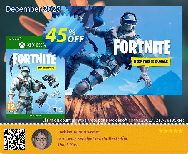 Fortnite Deep Freeze Bundle Xbox One discount 45% OFF, 2024 World Heritage Day offering sales. Fortnite Deep Freeze Bundle Xbox One Deal 2024 CDkeys