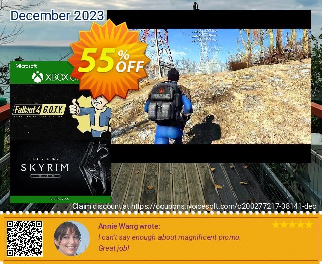 Skyrim Special Edition and Fallout G.O.T.Y Bundle Xbox One (UK) 最佳的 产品销售 软件截图