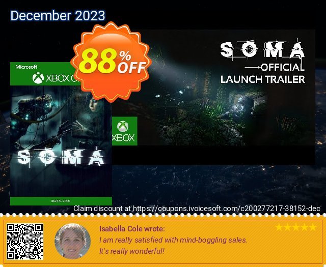 SOMA Xbox One (EU) discount 88% OFF, 2024 Easter Day offering sales. SOMA Xbox One (EU) Deal 2024 CDkeys