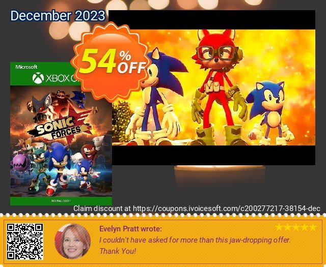 Sonic Forces Xbox One (UK) umwerfenden Promotionsangebot Bildschirmfoto