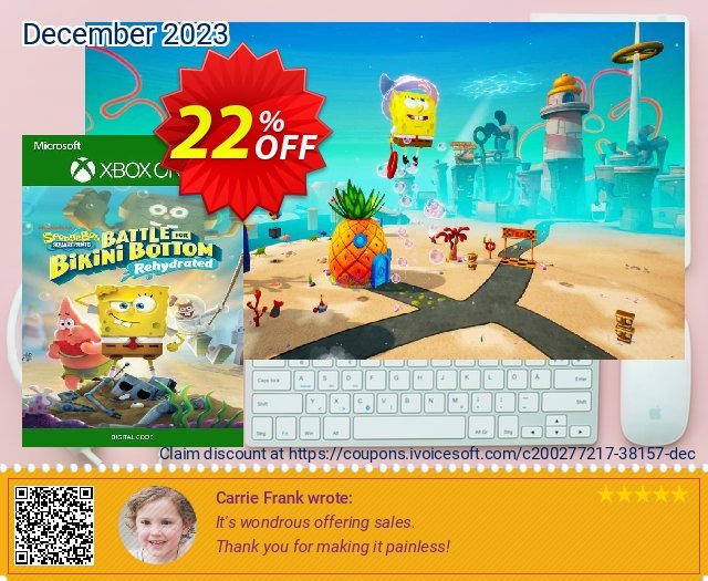 SpongeBob SquarePants: Battle for Bikini Bottom - Rehydrated Xbox One (US) discount 22% OFF, 2024 April Fools Day offering sales. SpongeBob SquarePants: Battle for Bikini Bottom - Rehydrated Xbox One (US) Deal 2024 CDkeys