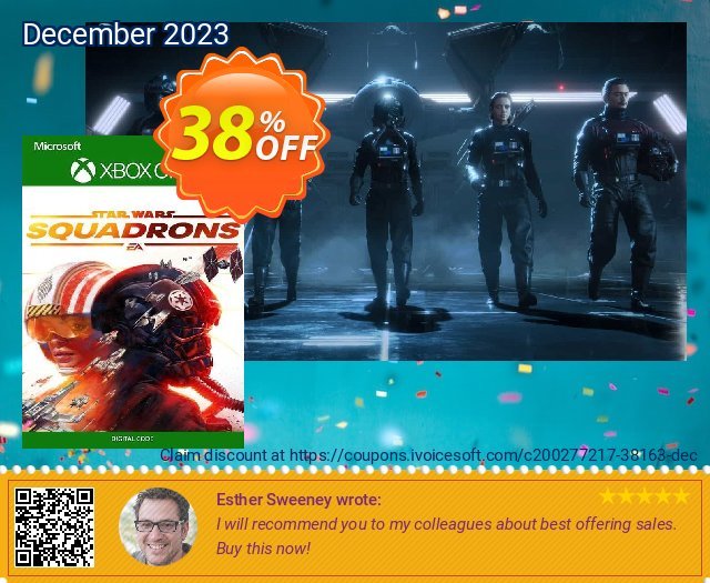 STAR WARS: Squadrons Xbox One (US) discount 38% OFF, 2024 April Fools' Day offer. STAR WARS: Squadrons Xbox One (US) Deal 2024 CDkeys