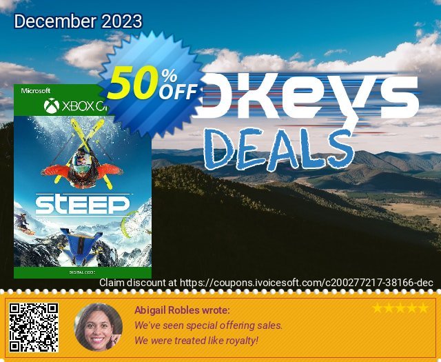 STEEP Xbox One (UK) discount 50% OFF, 2024 April Fools' Day offering deals. STEEP Xbox One (UK) Deal 2024 CDkeys