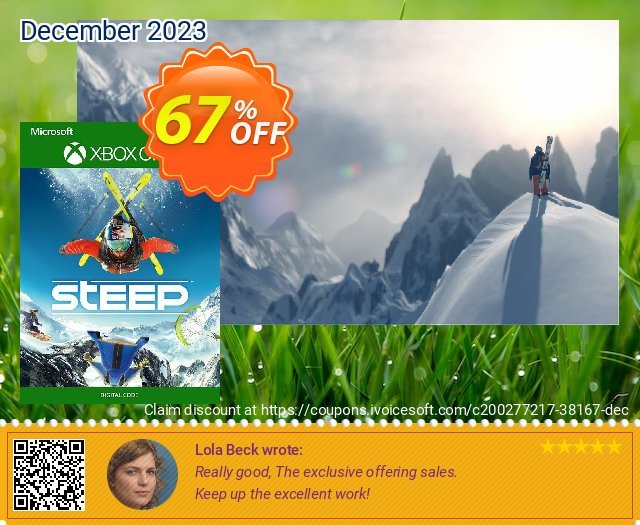 Steep Xbox One (US) 可怕的 优惠券 软件截图
