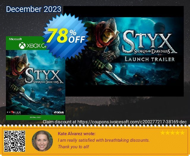 Styx: Shards of Darkness Xbox One (UK) 素晴らしい  アドバタイズメント スクリーンショット