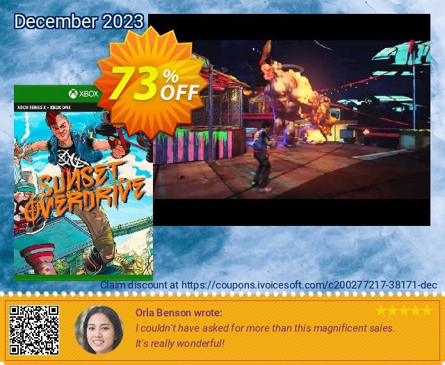 Sunset Overdrive Deluxe Edition Xbox One (UK) atemberaubend Promotionsangebot Bildschirmfoto