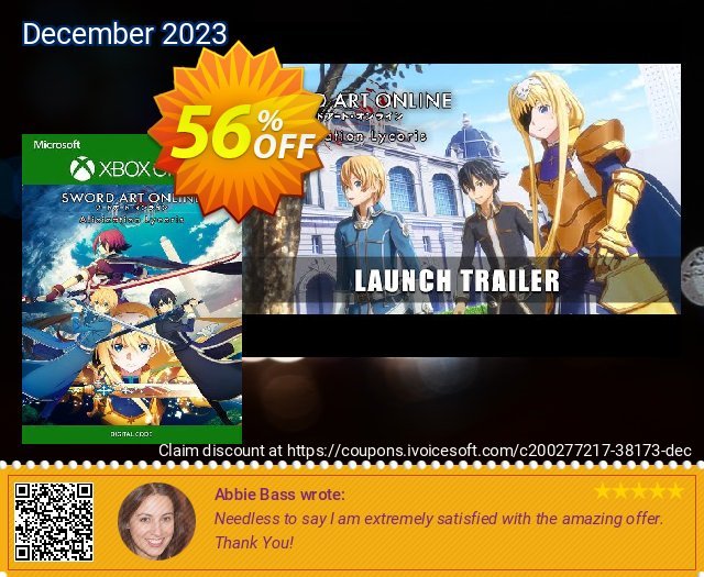 SWORD ART ONLINE Alicization Lycoris Xbox One (UK) super Nachlass Bildschirmfoto