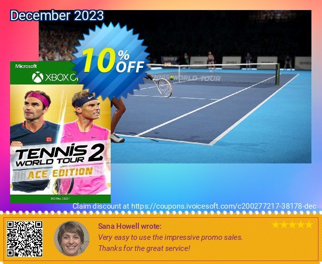 Tennis World Tour 2: Ace Edition Xbox One (US) 令人敬畏的 产品销售 软件截图