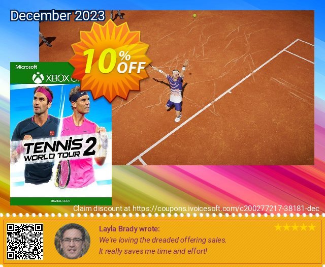 Tennis World Tour 2 Xbox One (US) beeindruckend Förderung Bildschirmfoto