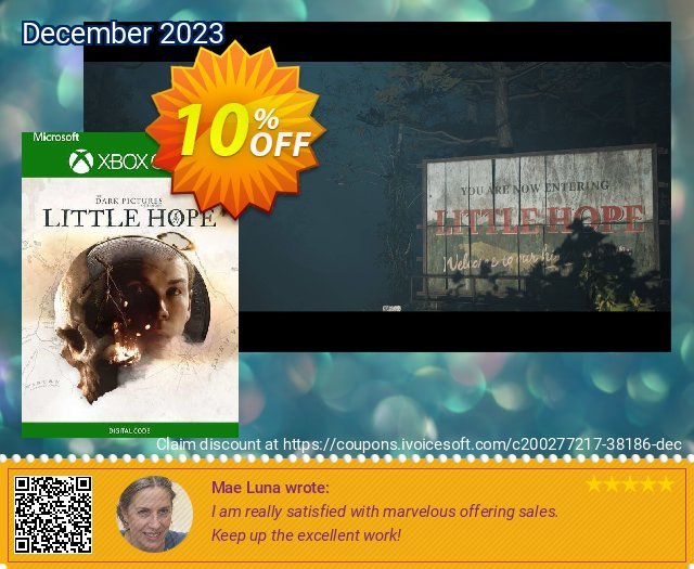 The Dark Pictures Anthology: Little Hope Xbox One (US) 令人印象深刻的 产品销售 软件截图