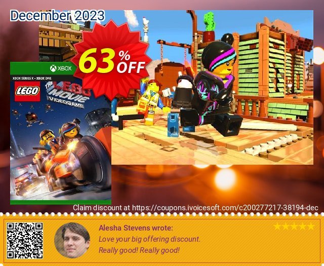 The LEGO Movie Videogame Xbox One (US) discount 63% OFF, 2024 Spring offering sales. The LEGO Movie Videogame Xbox One (US) Deal 2024 CDkeys