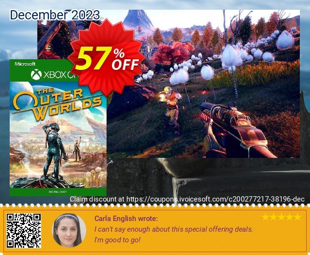 The Outer Worlds Xbox One (US) discount 57% OFF, 2024 April Fools' Day discounts. The Outer Worlds Xbox One (US) Deal 2024 CDkeys