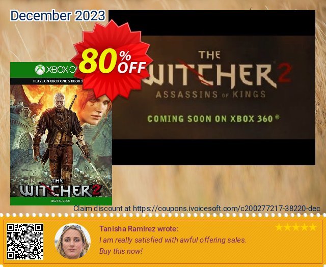 The Witcher 2 Xbox One/360 (UK) 令人吃惊的 折扣码 软件截图